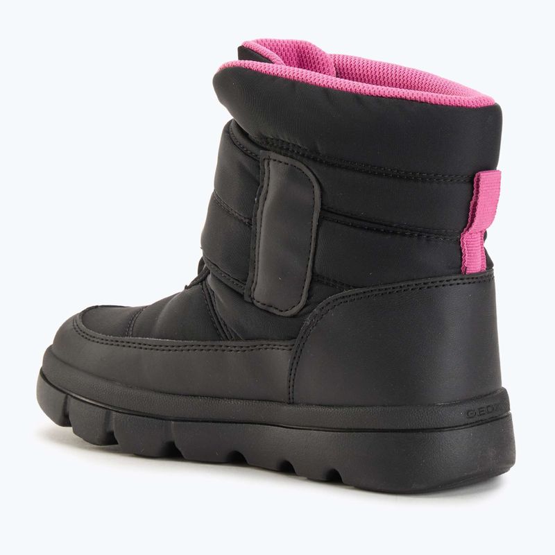 Gyerek hótaposó Geox Willaboom ABX black / fuchsia 3