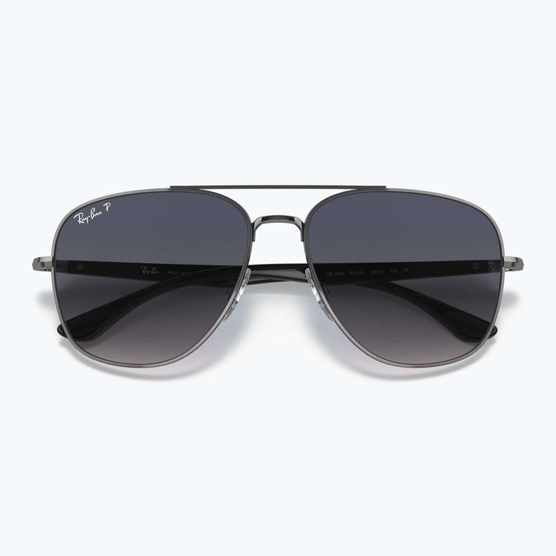 Napszemüveg Ray-Ban RB3683 brass/blue grey polarized 3