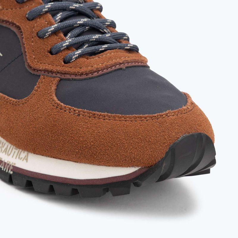 Férfi cipők Aeronautica Militare 252SC0320UPL00313 navy blue/brown 7