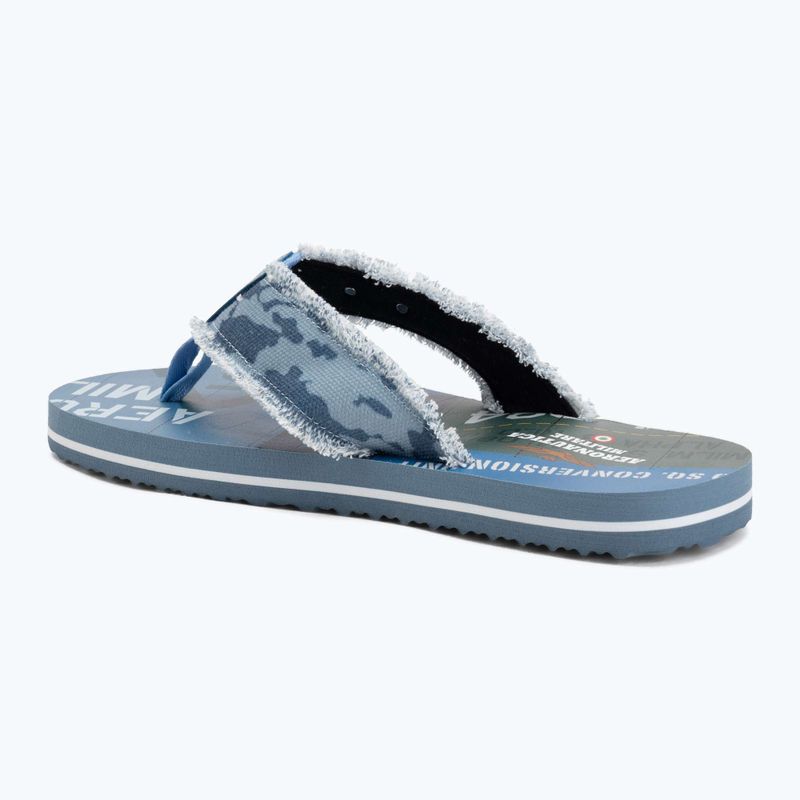Férfi papucsok Aeronautica Militare SC0310UCT03593 camouflage blue 3