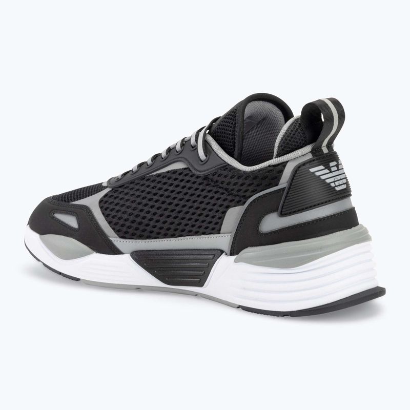 EA7 Emporio Armani Ace Runner Mesh fekete/ ezüst cipő 3