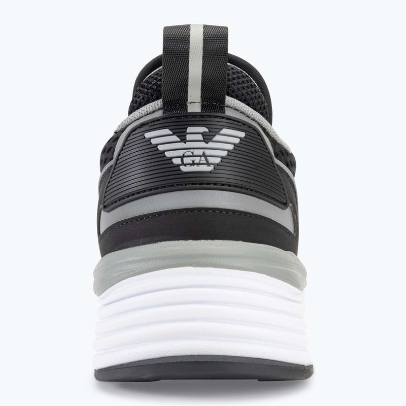 EA7 Emporio Armani Ace Runner Mesh fekete/ ezüst cipő 6