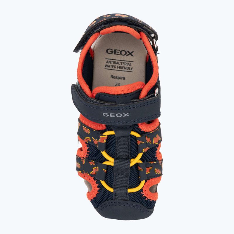 Geox Multy tengerésznagy/narancs színű gyermek szandálok 5
