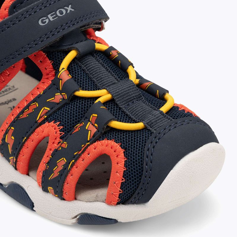Geox Multy tengerésznagy/narancs színű gyermek szandálok 7
