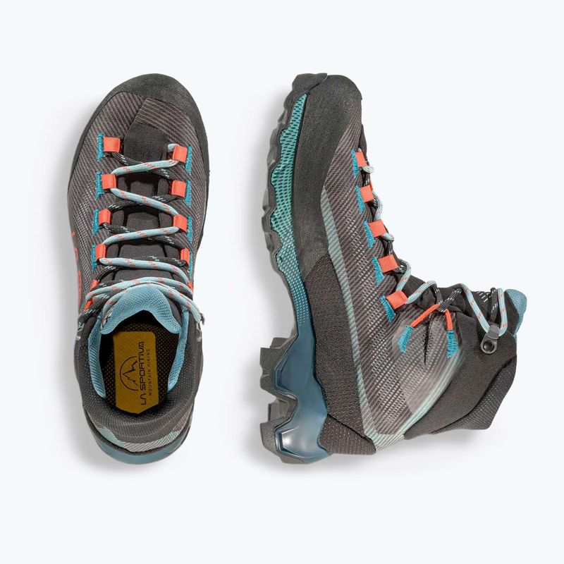 Női túracipő La Sportiva Aequilibrium Hike GTX carbon/everglade 10
