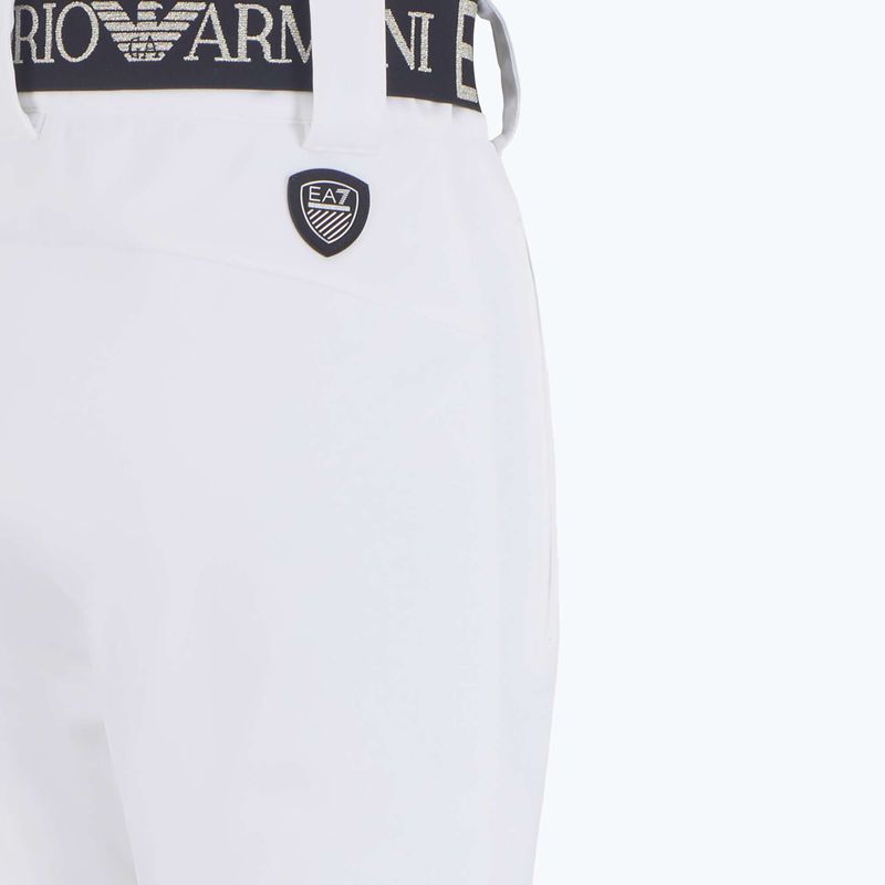 Női sínadrág EA7 Emporio Armani Ski Kitzbuhel High Waisted Softshell white 8