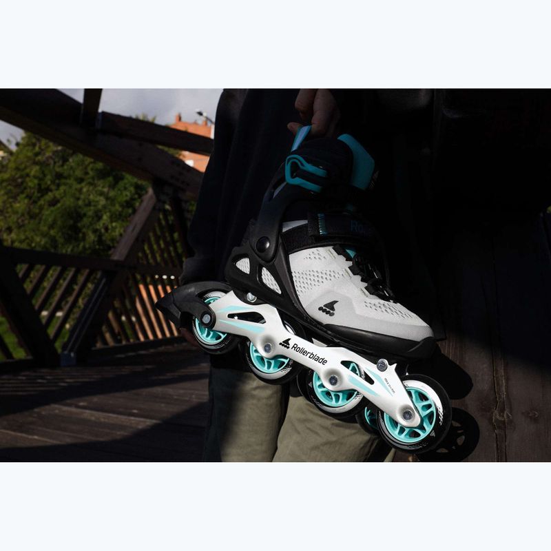 Női görkorcsolya Macroblade 80 W szürke/teal kék 8