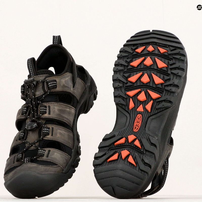 Keen Targhee III férfi trekking szandál szürke 1022428 10