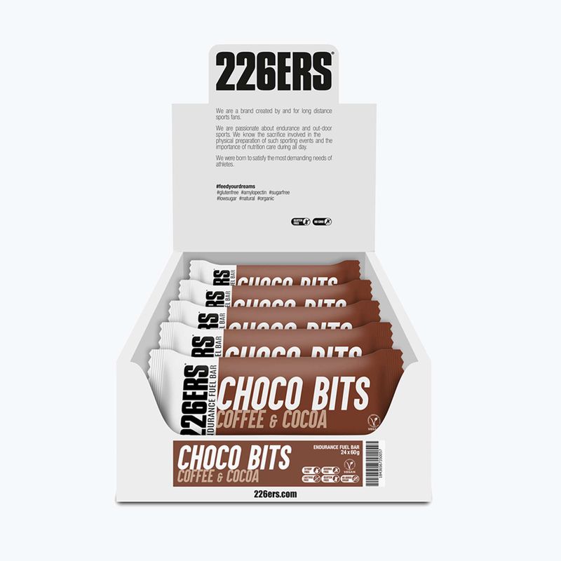 Energiaszelet 226ERS Endurance Bar Choco Bits 60 g csokoládés kávé 2