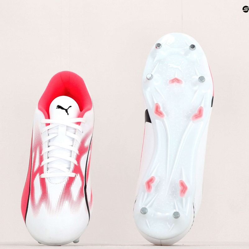 Férfi PUMA Ultra Play MXSG futballcipő puma fehér/puma fekete/tüzes orchidea 12