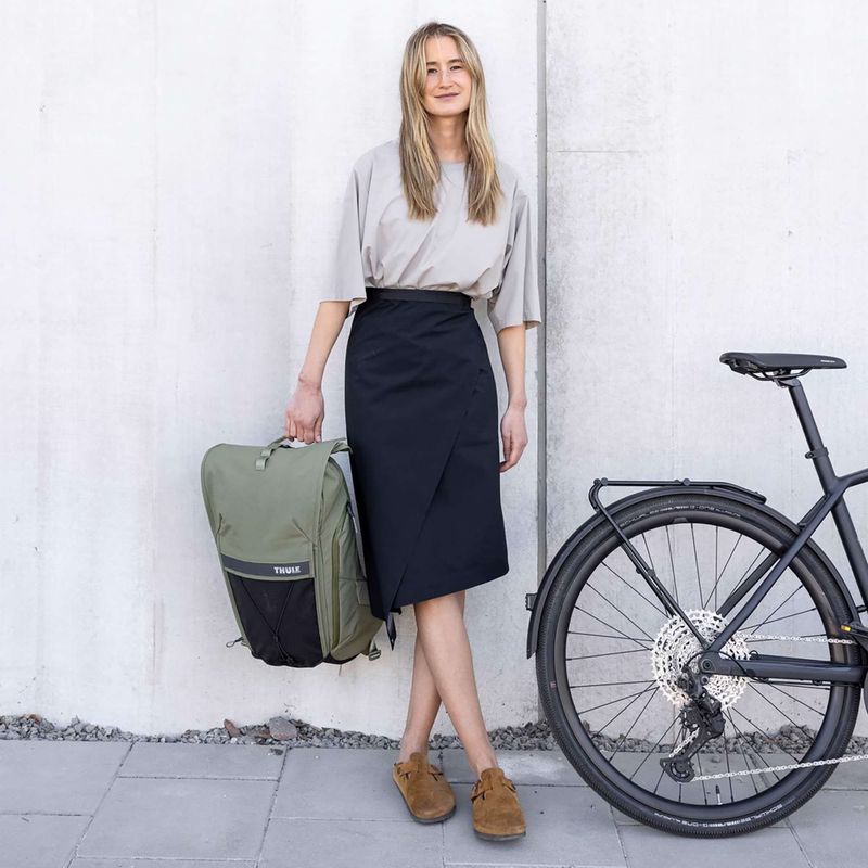 Thule Paramount 20 l puha zöld kerékpáros hátizsák 5