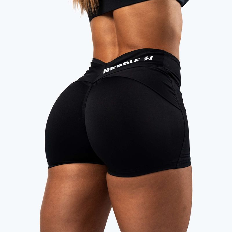 Női edző rövidnadrág NEBBIA Strong Beauty black 3