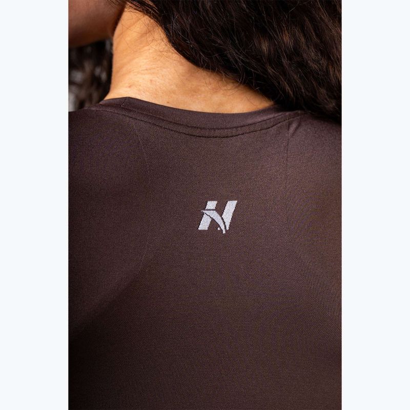 Női edzőtop  NEBBIA Power dark brown 5