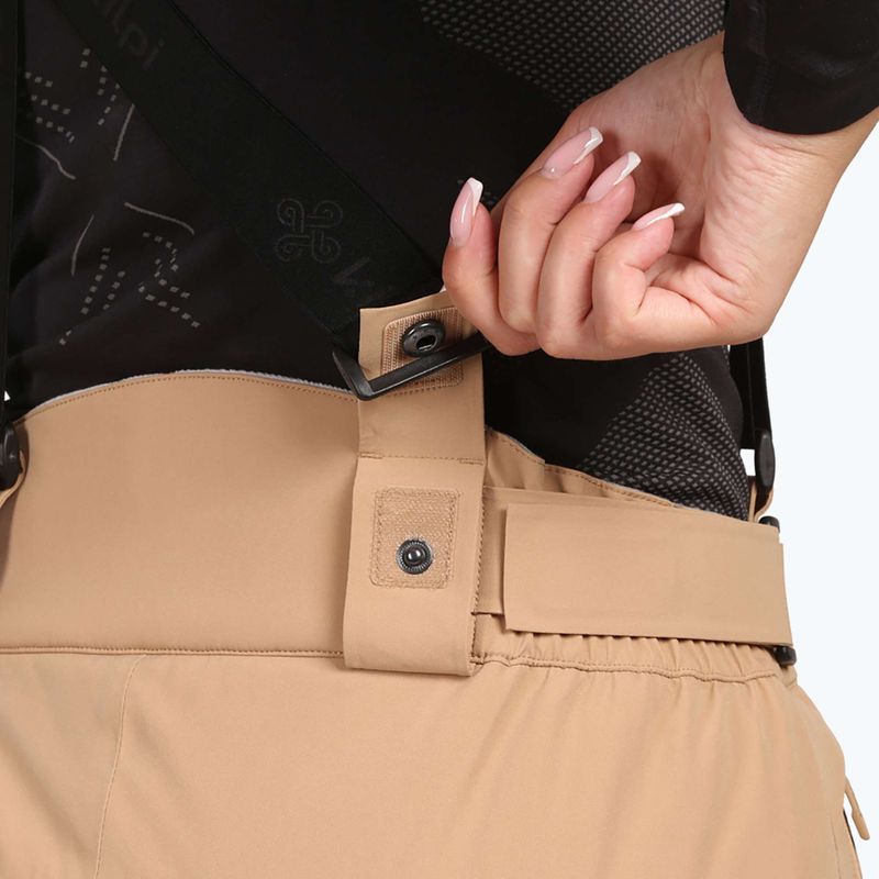 Női sínadrág Kilpi Elare beige 5