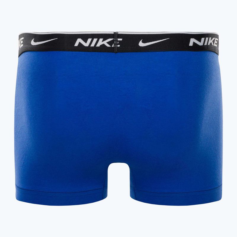 Férfi boxeralsó Nike Everyday Cotton Stretch Trunk 3Pk UB1 obszidián / játék királyi / fekete 9