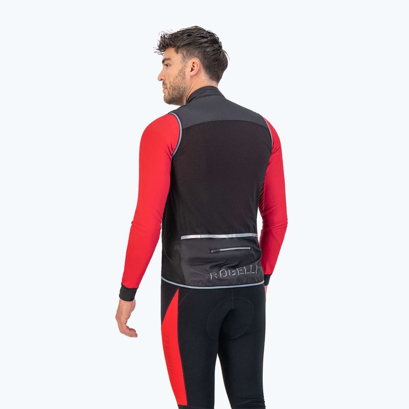 Férfi kerékpáros mellény Rogelli Core black 2