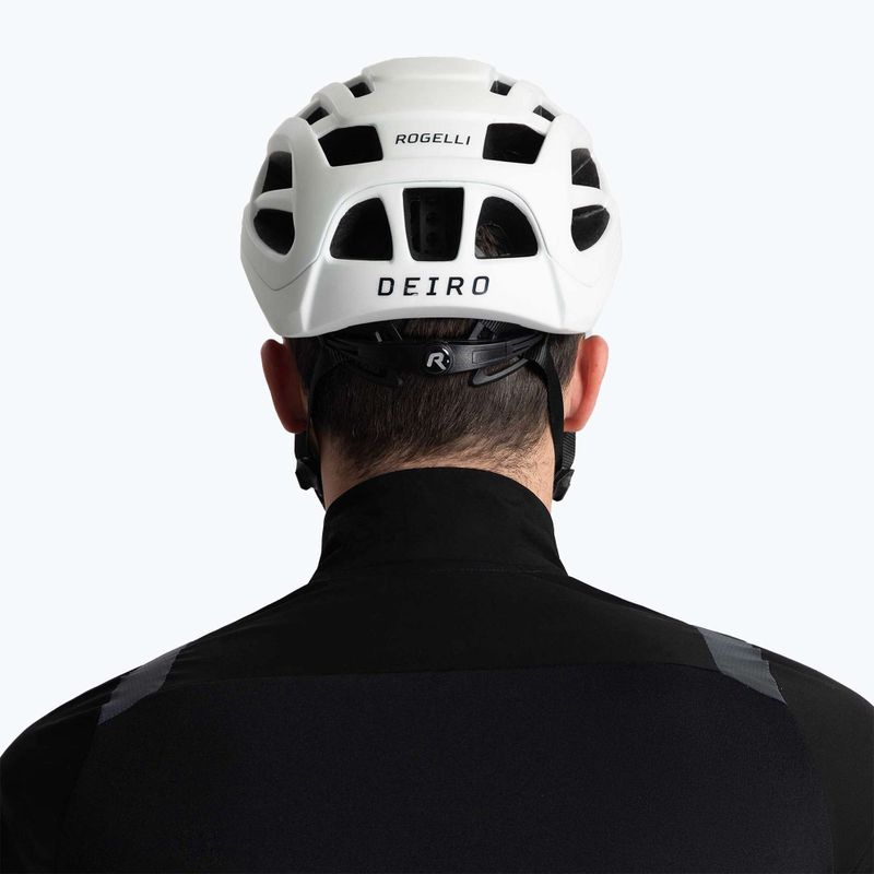 Kerékpáros sisak Rogelli Deiro white 10