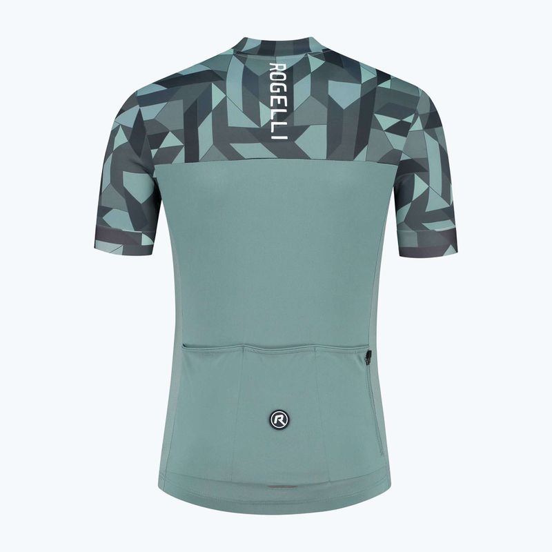 Férfi kerékpáros póló Rogelli Essential Graphic grey 5