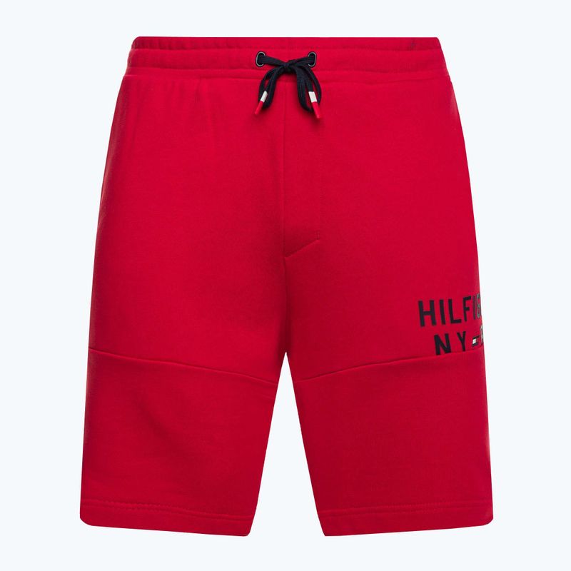 Férfi Tommy Hilfiger Graphic Sweatshort piros 5