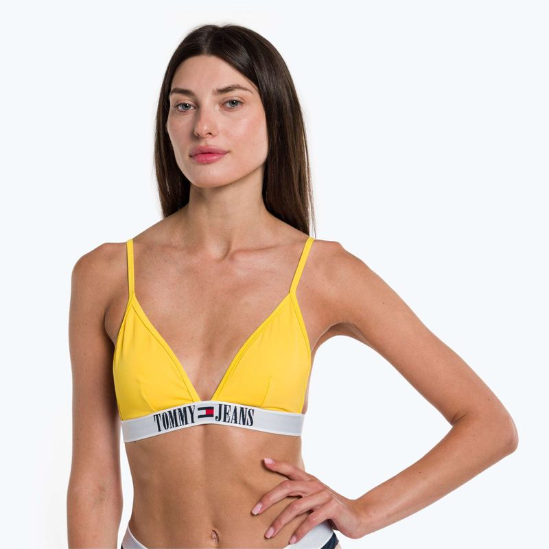 Tommy Hilfiger Triangle Rp sárga fürdőruha felső 4