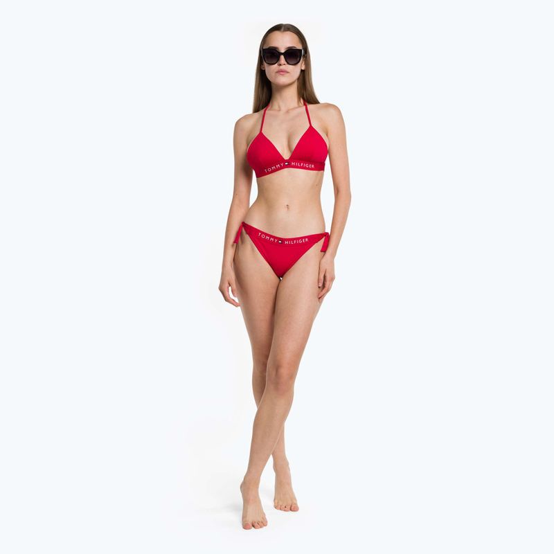 Tommy Hilfiger Side Tie Cheeky fürdőruha alsó piros 5