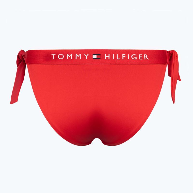 Tommy Hilfiger Side Tie Cheeky fürdőruha alsó piros 2