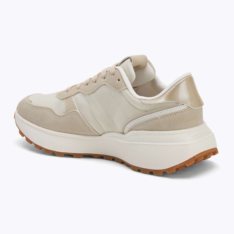 Tommy Jeans női Cleated Runner fehér agyag cipő 3