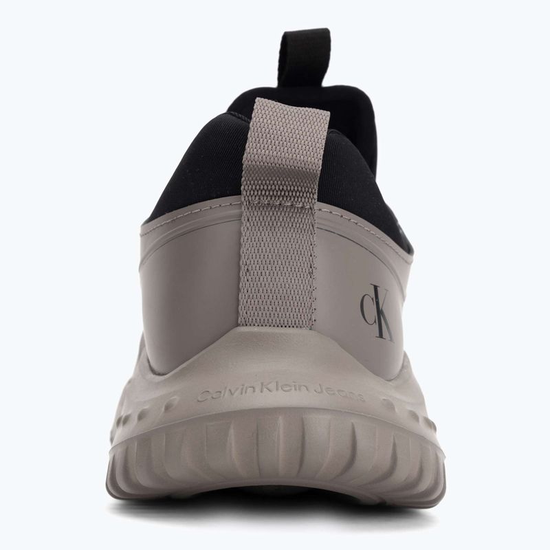 Férfi cipők Calvin Klein YM0YM01443 Eva Runner Laceup Sock Mat Mix taupe smog/black 6