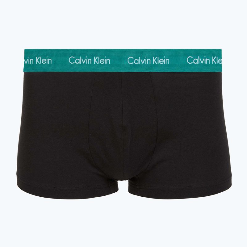 Boxeralsó Calvin Klein LV00NB4412 Low Rise Trunk 5 pairs of black bodies with driftwood/moonlight 5
