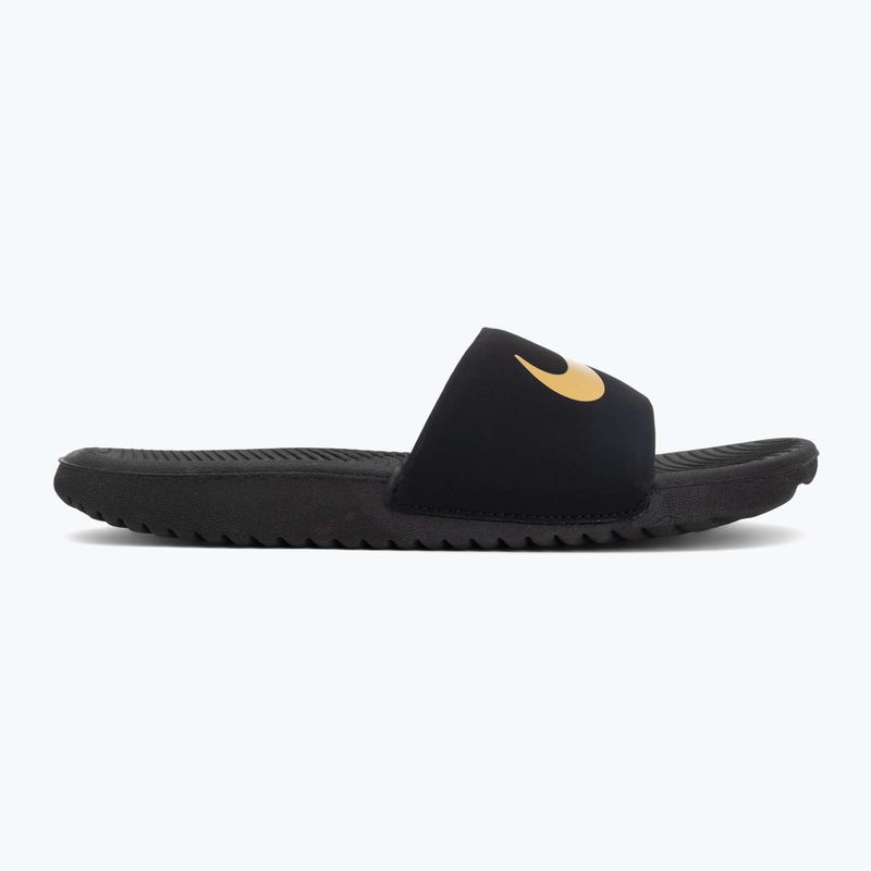 Nike Kawa gyerek papucs black/metallic gold 2