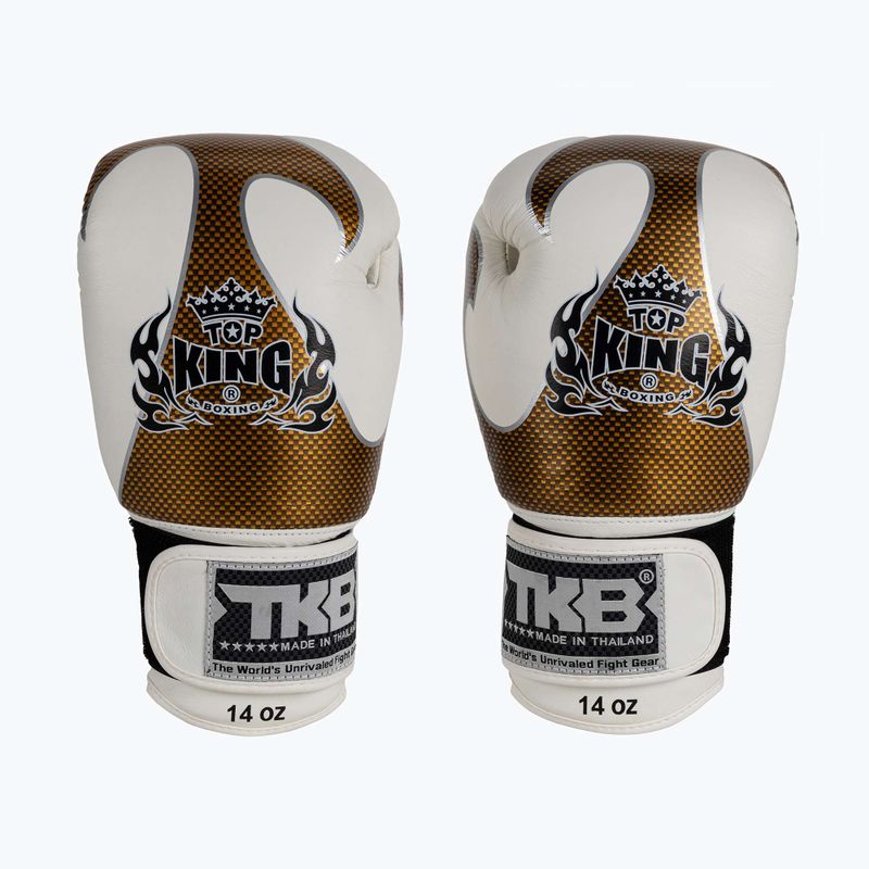 Top King Muay Thai Empower ökölvívókesztyű fehér TKBGEM-01A-WH 2
