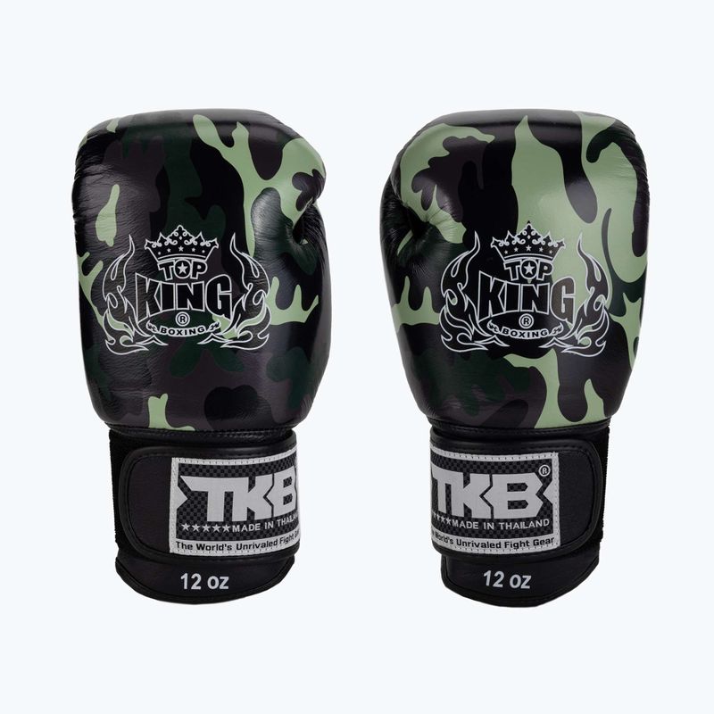 Top King Muay Thai Empower bokszkesztyűk zöld TKBGEM-03A-GN 2