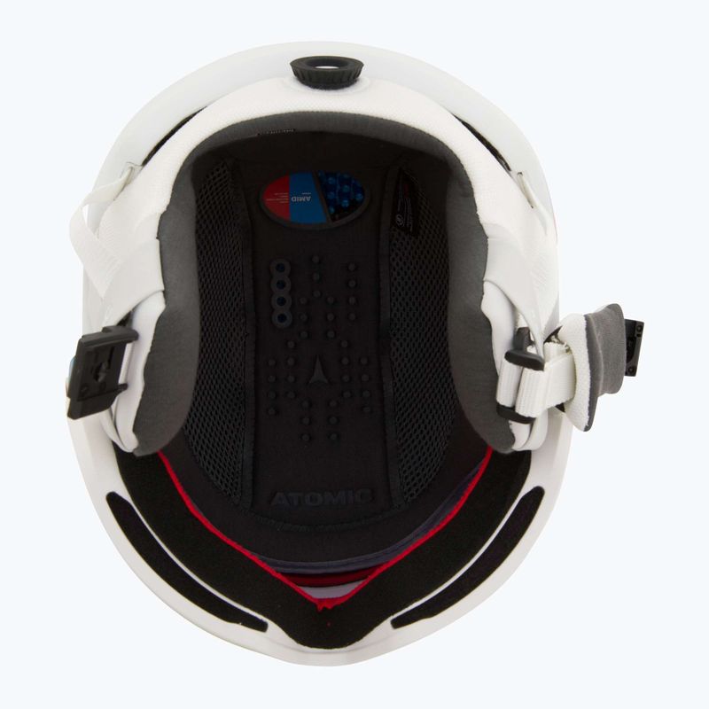 Sísisak Atomic Revent GT Amid Visor HD white heather/red hd 5
