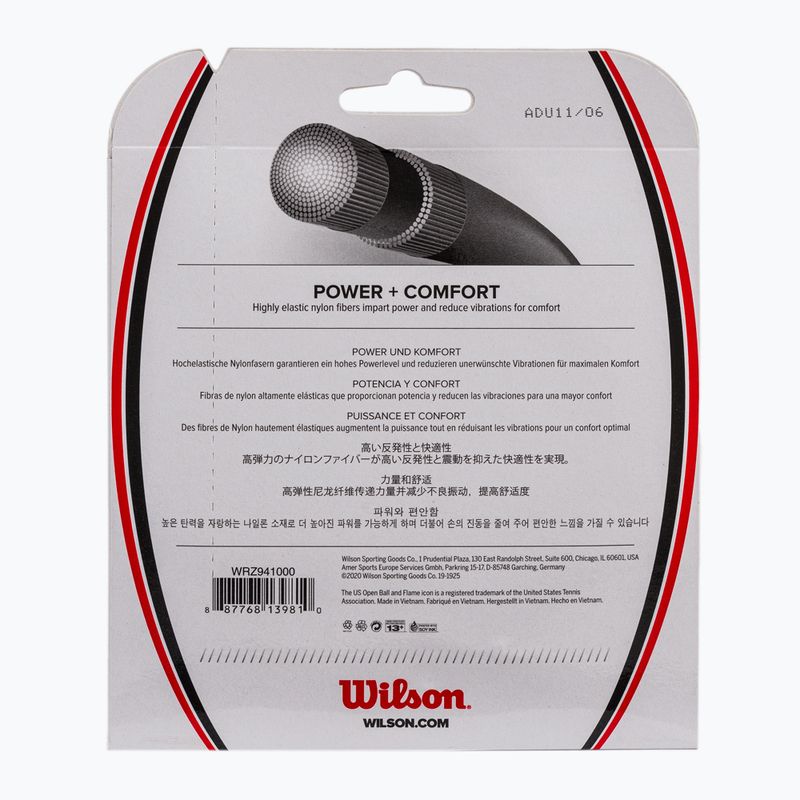 Wilson Sensation 16 fehér WRZ941000+ Tenisz húr Wilson Sensation 16 fehér WRZ941000+ 2