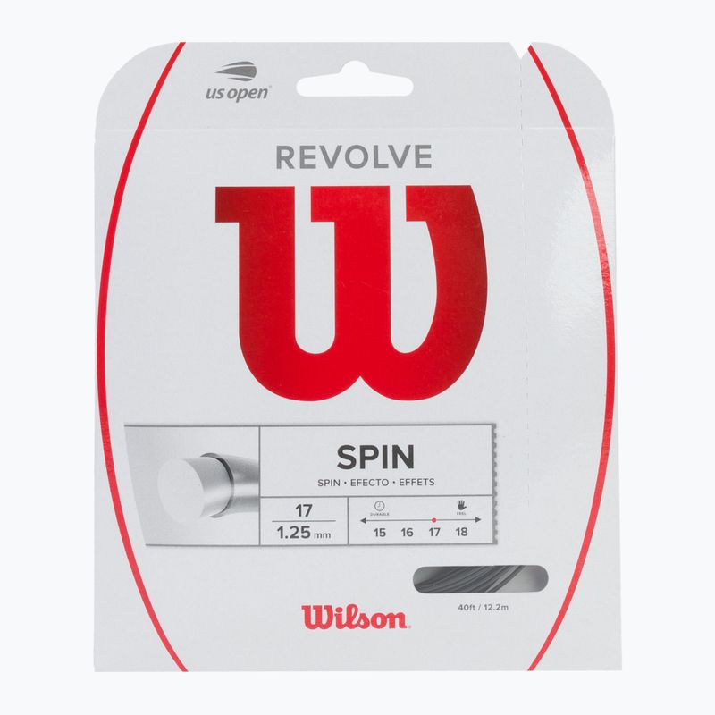 Wilson Revolve 17 fekete WRZ946900+ Tenisz húr Wilson Revolve 17 fekete WRZ946900+