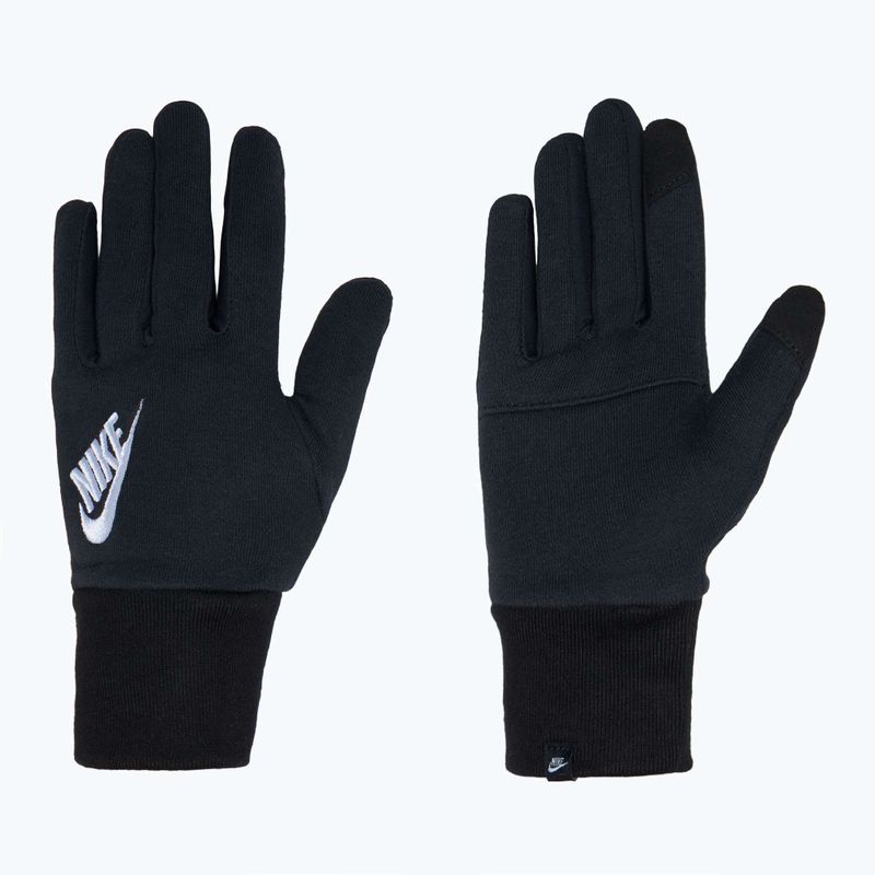 Női futókesztyű Nike Club Fleece black/white 2