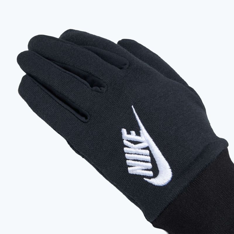 Női futókesztyű Nike Club Fleece black/white 4
