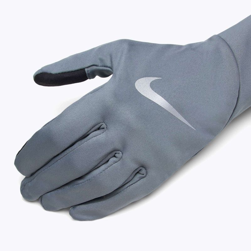 Férfi futókesztyű Nike Pacer Lightweight RG smoke grey/smoke grey/silver 4