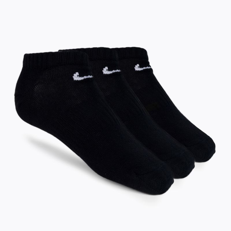 Nike Everyday Lightweight No Show 3pak edzőzokni fekete SX7678-010