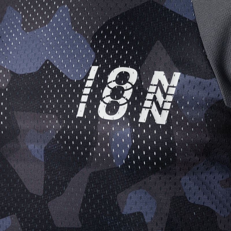 Férfi kerékpáros mez ION Scrub Ss szürke 47222-5010 3