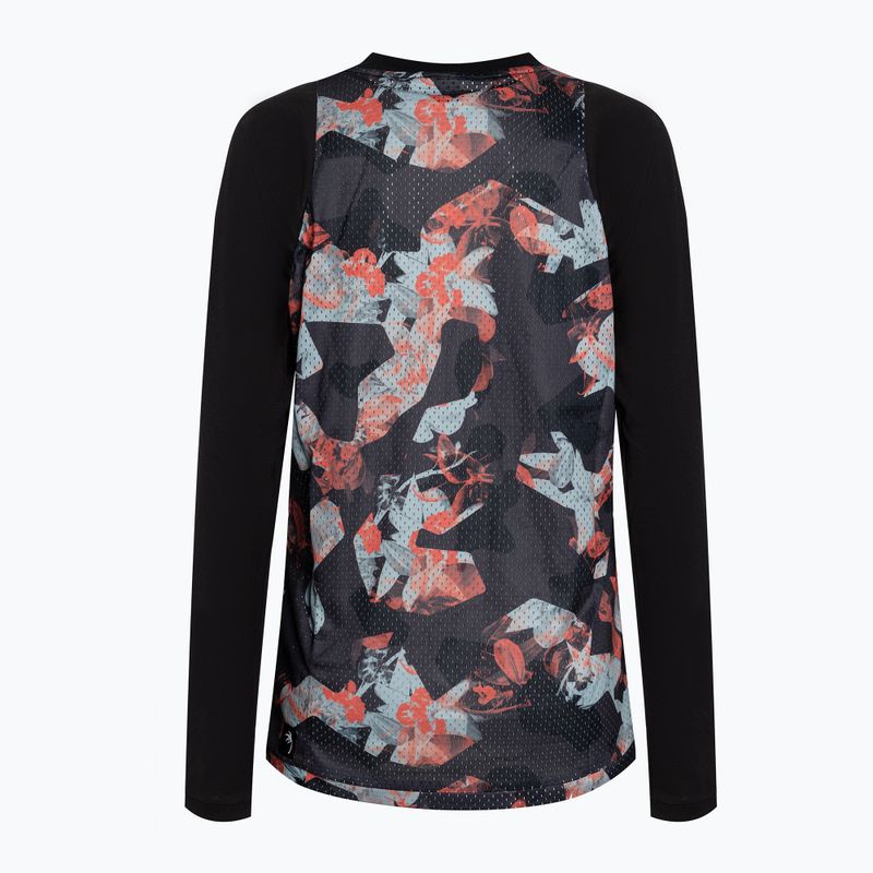 Női kerékpáros mez ION Scrub Ls fekete 47223-5024 2