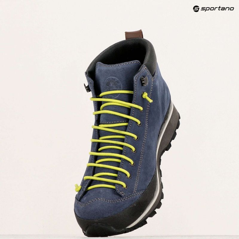Férfi túracipő Lomer Bio Naturale Mid Mtx Suede flag/lime 10
