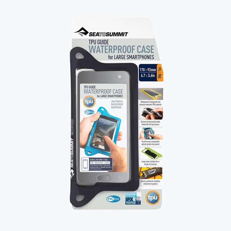 Okostok a okostelefonhoz Sea To Summit TPU Guide Waterproof Case black 2