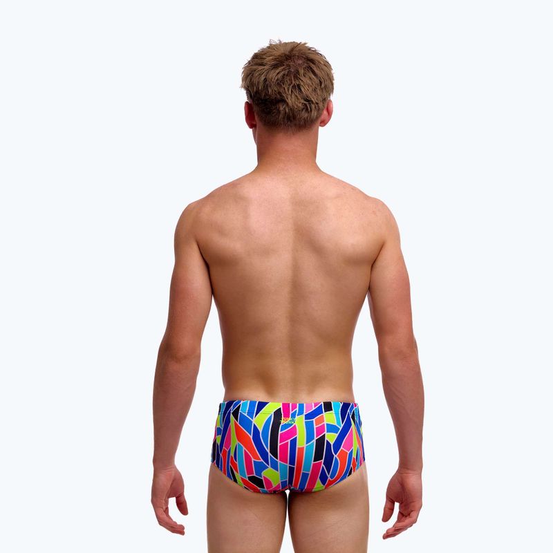 Gyerek úszó boxeralsó Funky Trunks Sidewinder Trunks fault lines 4