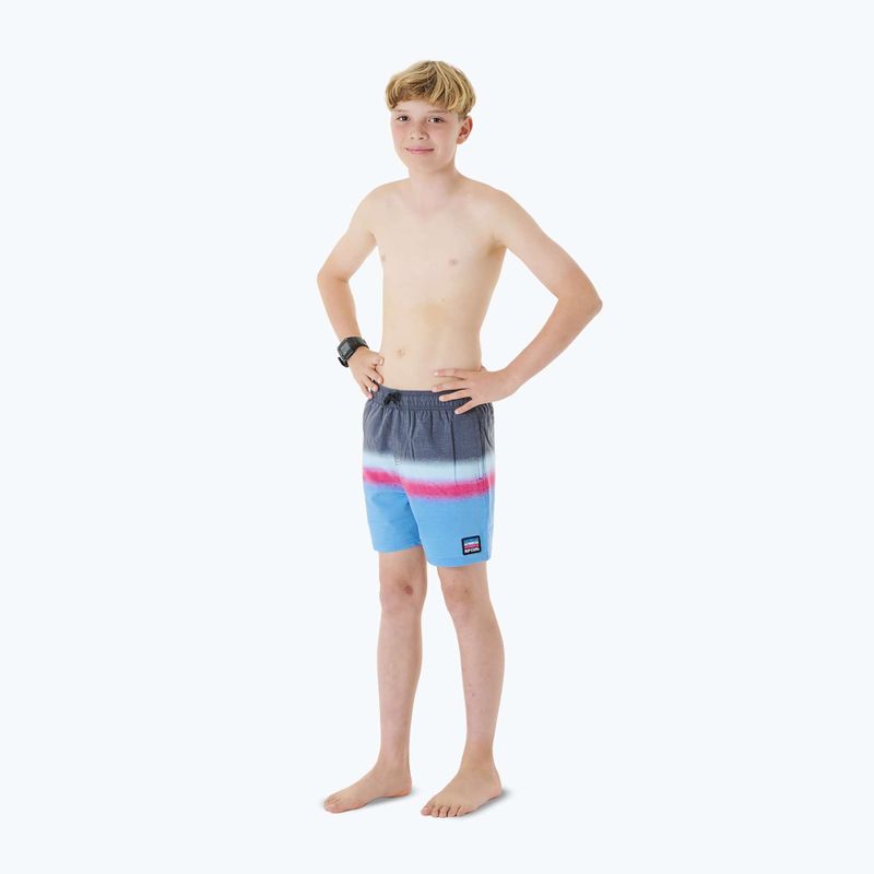 Rip Curl Surf Revival Volley 90 gyermek rövidnadrág kék-szürke 027BBO 2