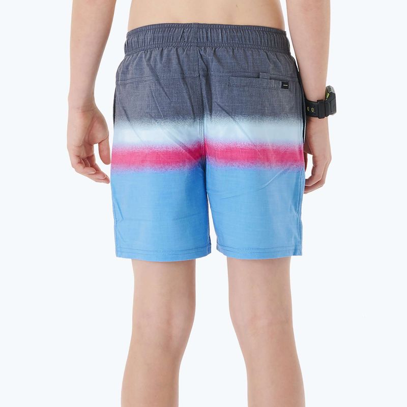 Rip Curl Surf Revival Volley 90 gyermek rövidnadrág kék-szürke 027BBO 8