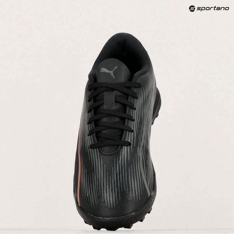 gyermek focicipő  PUMA Ultra Play TT Jr puma black/copper rose 9