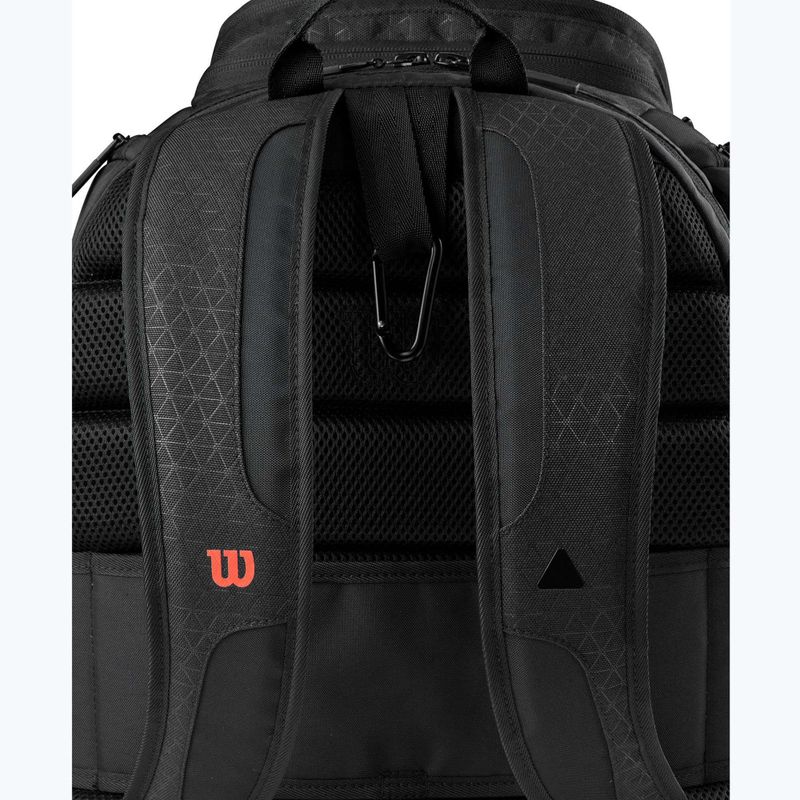 Wilson Clash V3 Super Tour tenisz hátizsák fekete/ infravörös 5