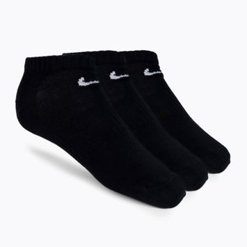 Nike Everyday Lightweight No Show 3pak edzőzokni fekete SX7678-010