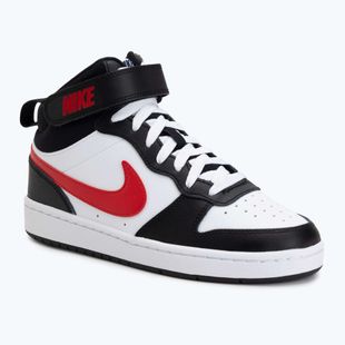 Nike Court Borough Mid cipő 2 white/white/black/university red